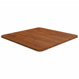 Square Table Top 40X40X4Cm Treated Solid Wood Oak