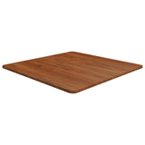 Square Table Top 40X40X4Cm Treated Solid Wood Oak
