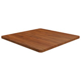 Square Table Top 40X40X4Cm Treated Solid Wood Oak
