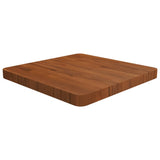 Square Table Top 40X40X4Cm Treated Solid Wood Oak