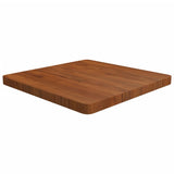 Square Table Top 40X40X4Cm Treated Solid Wood Oak