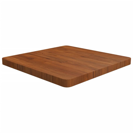 Square Table Top 40X40X4Cm Treated Solid Wood Oak