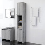 Bathroom Cabinet 30X30X183.5 Cm Engineered Wood