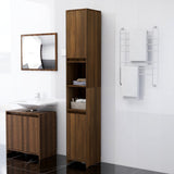 Bathroom Cabinet 30X30X183.5 Cm Engineered Wood