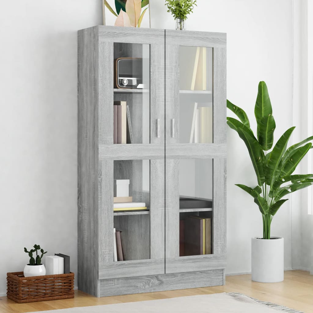 Vitrine Cabinet 82.5X30.5X Engineered Wood