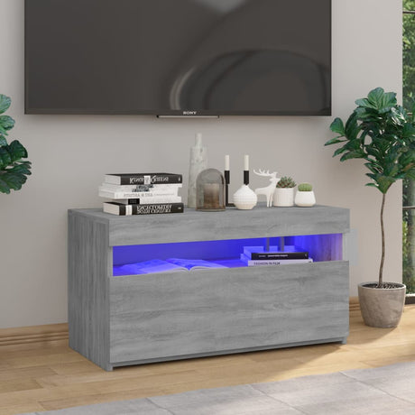Tv Cabinet With Led Lights 60X35X40 Cm