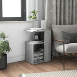 Side Table 36X30X56 Cm Engineered Wood