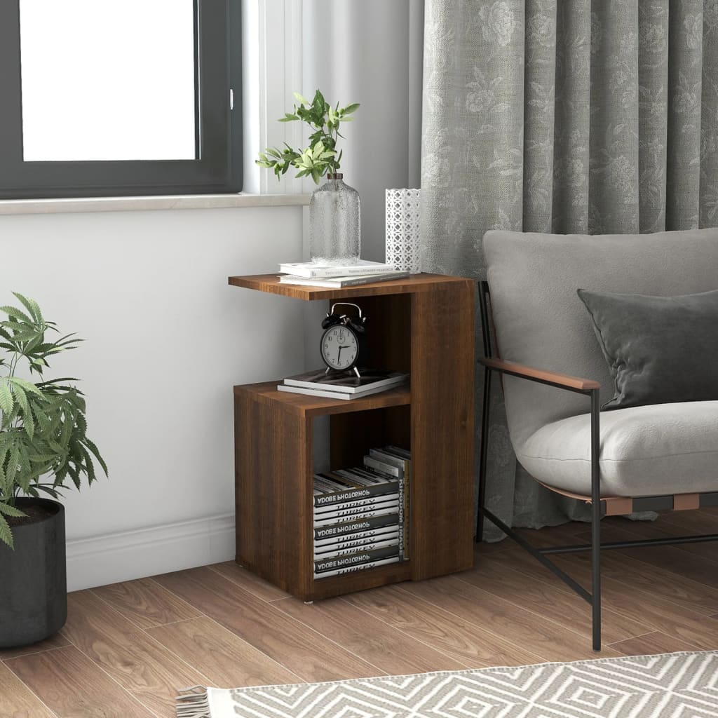 Side Table 36X30X56 Cm Engineered Wood