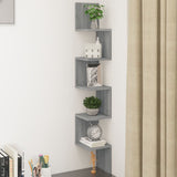 Wall Corner Shelf Engineered Wood