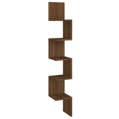Wall Corner Shelf Engineered Wood