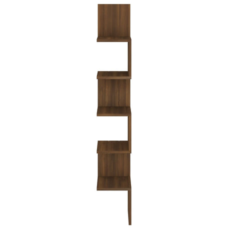Wall Corner Shelf Engineered Wood
