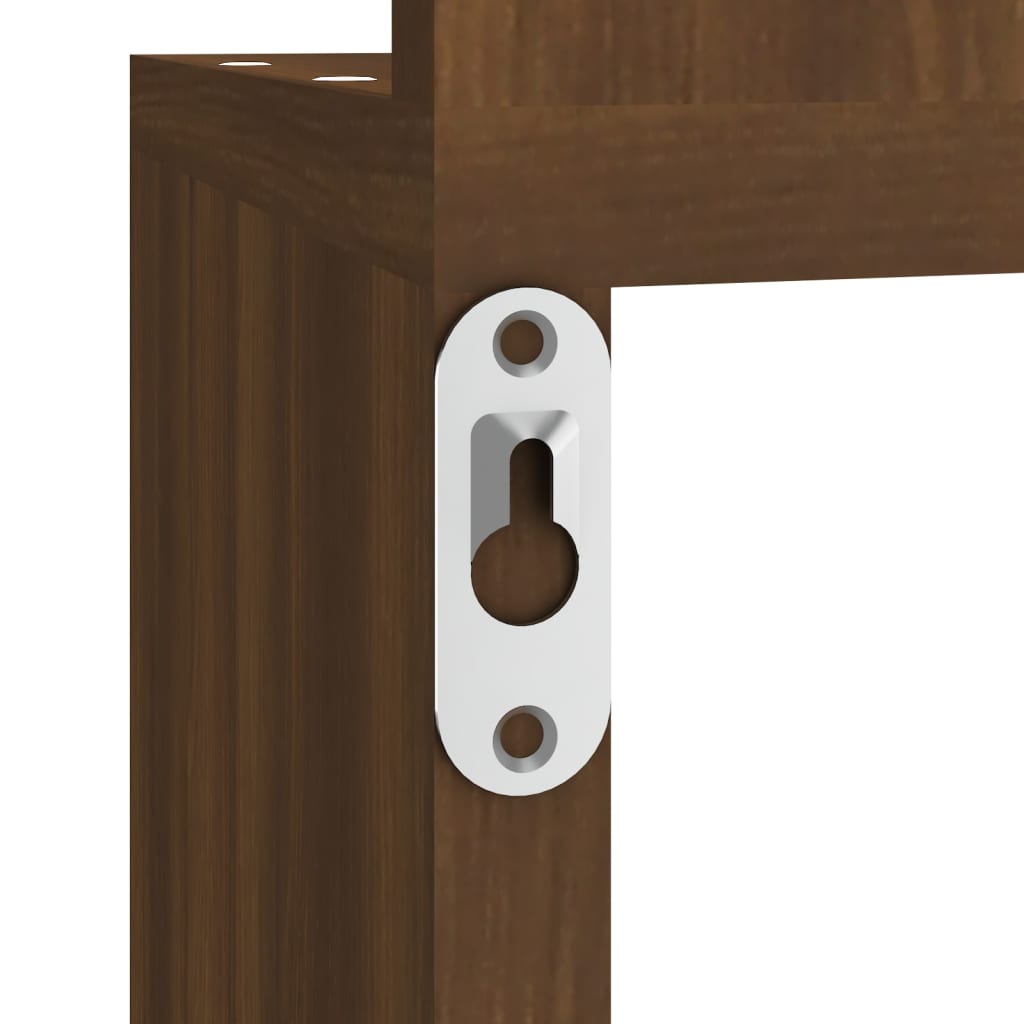 Wall Corner Shelf Engineered Wood
