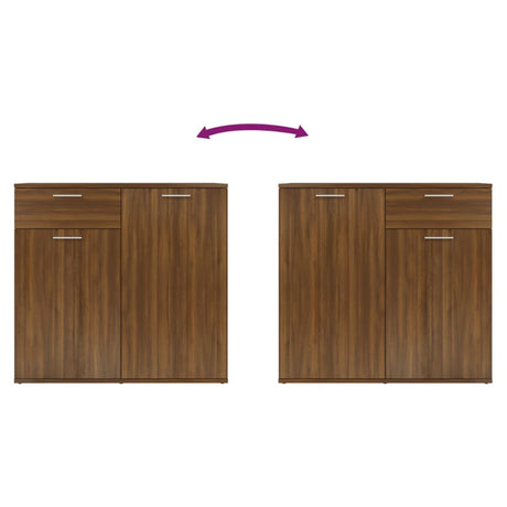 Sideboard 80X36X75 Cm Engineered Wood