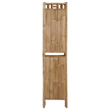 5-Panel Room Divider Bamboo