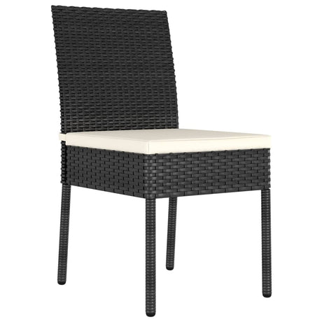 9 Piece Outdoor Dining Set With Cushions Poly Rattan