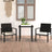 5 Piece Outdoor Dining Set Poly Rattan