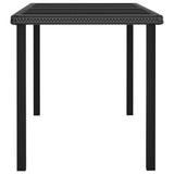 5 Piece Outdoor Dining Set Poly Rattan
