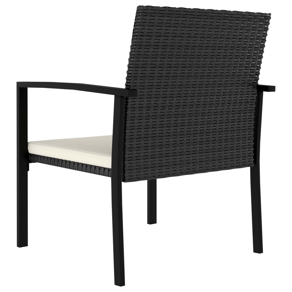 5 Piece Outdoor Dining Set Poly Rattan