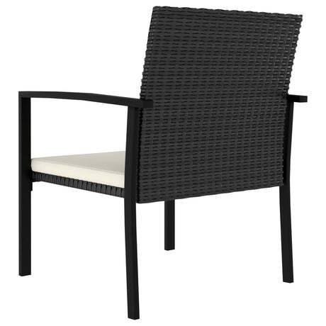 5 Piece Outdoor Dining Set Poly Rattan