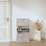 Look Wooden Shoe Cabinet With 5 Compartments