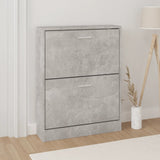 Look Wooden Shoe Cabinet With 5 Compartments