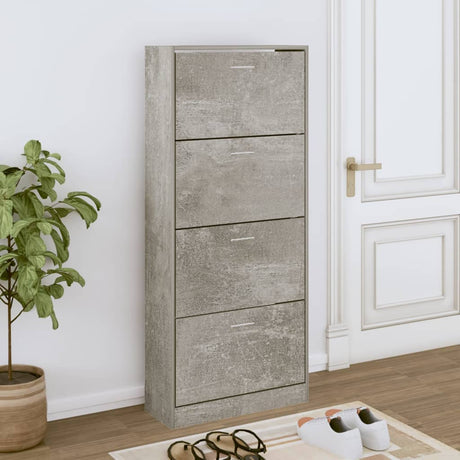 Shoe Cabinet 63X24X Engineered Wood