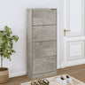 Shoe Cabinet 63X24X Engineered Wood