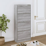 Shoe Cabinet 63X24X Engineered Wood