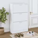 Shoe Cabinet 63X24X Engineered Wood