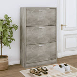 Shoe Cabinet 63X24X Engineered Wood