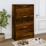 Shoe Cabinet 63X24X Engineered Wood