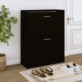Shoe Cabinet 63X24X Engineered Wood
