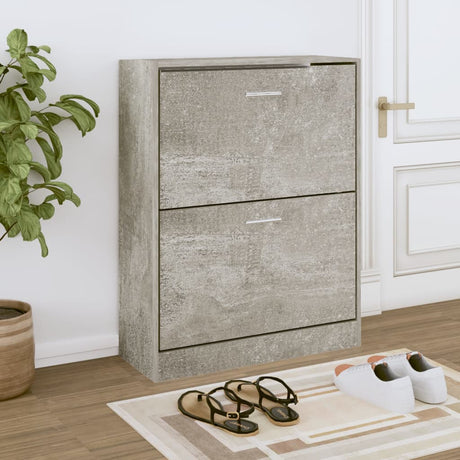 Shoe Cabinet 63X24X Engineered Wood
