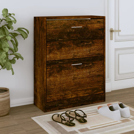 Shoe Cabinet 63X24X Engineered Wood