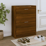Shoe Cabinet 63X24X Engineered Wood
