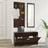 And White 3-In-1 Wooden Shoe Cabinet Set