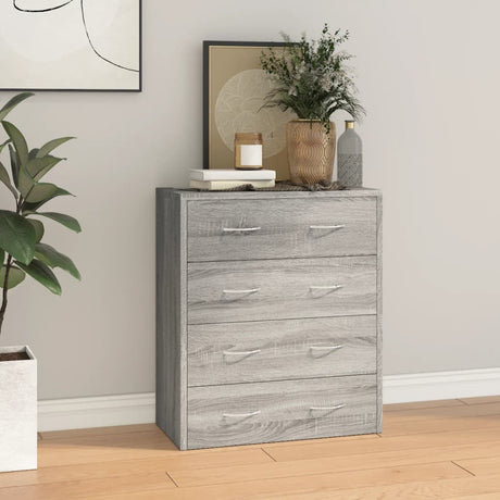 Sideboard With 4 Drawers 60X30.5X71 Cm