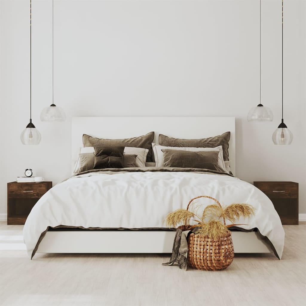 Nightstand 2 Pcs With Drawer
