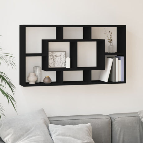 Floating Wall Display Shelf 8 Compartments