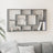 Floating Wall Display Shelf 8 Compartments