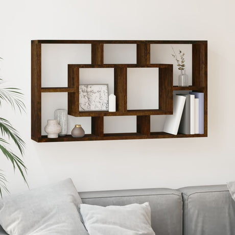 Floating Wall Display Shelf 8 Compartments