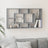 Floating Wall Display Shelf 8 Compartments