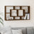 Floating Wall Display Shelf 8 Compartments