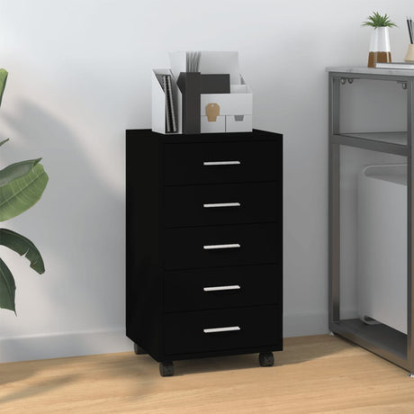 Office Drawer Unit With Castors 5 Drawers