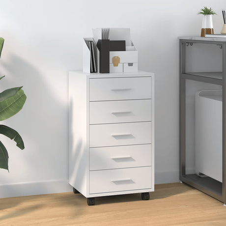 Office Drawer Unit With Castors 5 Drawers