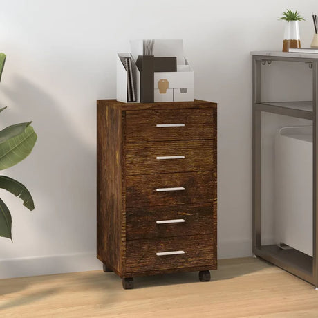 Office Drawer Unit With Castors 5 Drawers