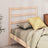 Bed Headboard 126X4X100 Cm Solid Wood Pine
