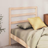 Bed Headboard 126X4X100 Cm Solid Wood Pine