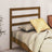 Bed Headboard 126X4X100 Cm Solid Wood Pine