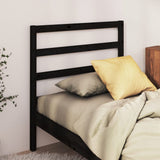 Bed Headboard 126X4X100 Cm Solid Wood Pine